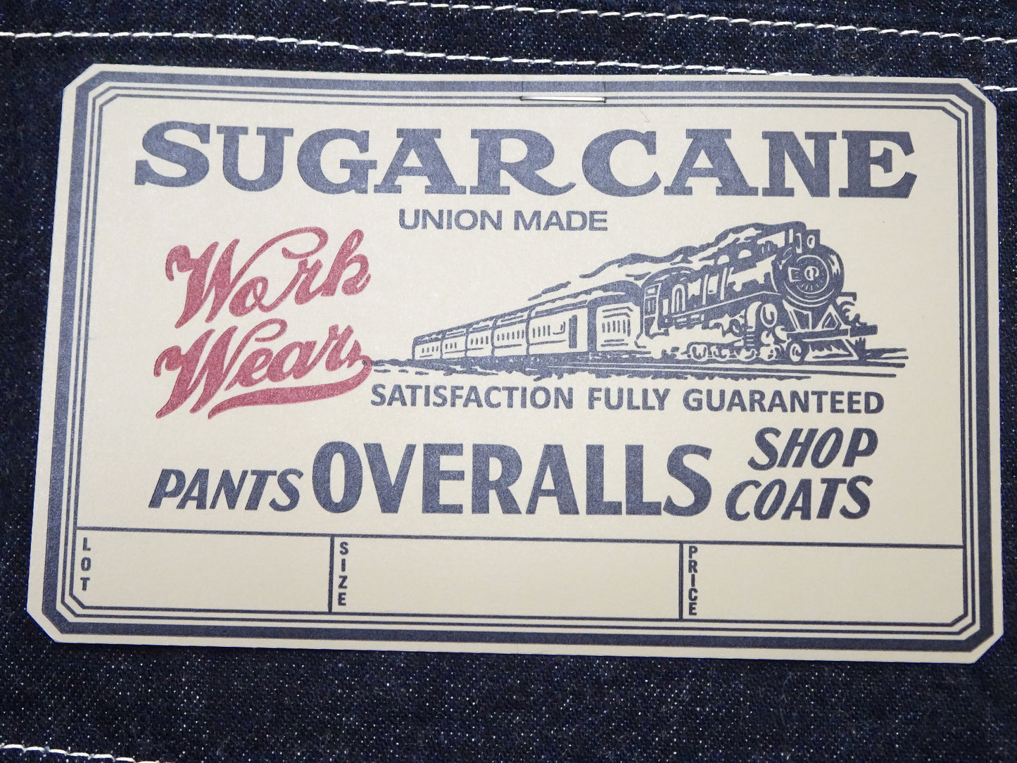 Sugar Cane Men's 11oz Blue Denim Work Shorts - High-Rise Relaxed Straight Fit Knee-Length Button-Fly Shorts - Made in Japan (SC52565 421A One-Wash)