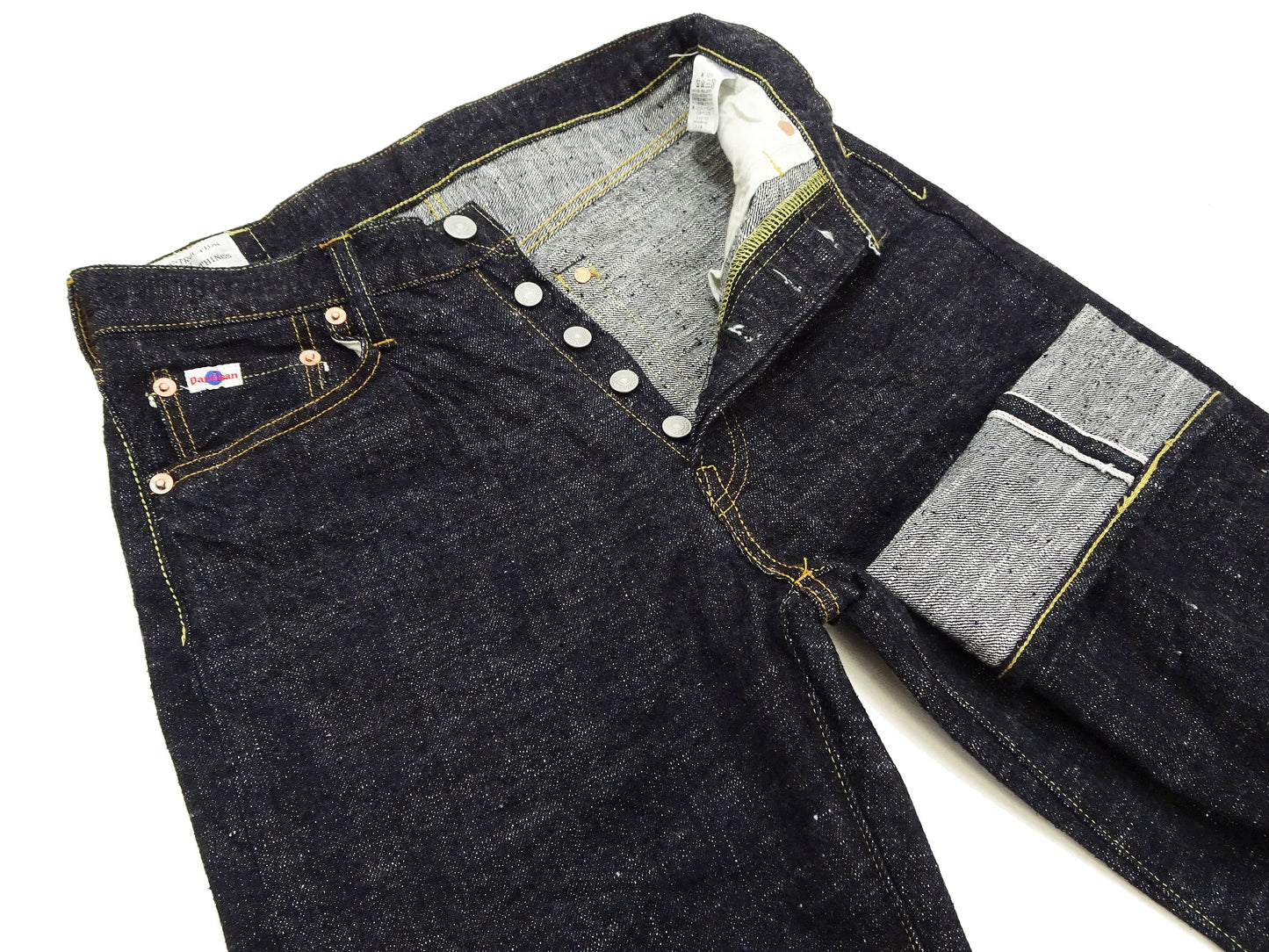 Studio D'Artisan GL3 Jeans SD-1001 - Men's Regular Straight Fit, GL-3 15oz Japanese Selvedge Denim, One-Wash Indigo