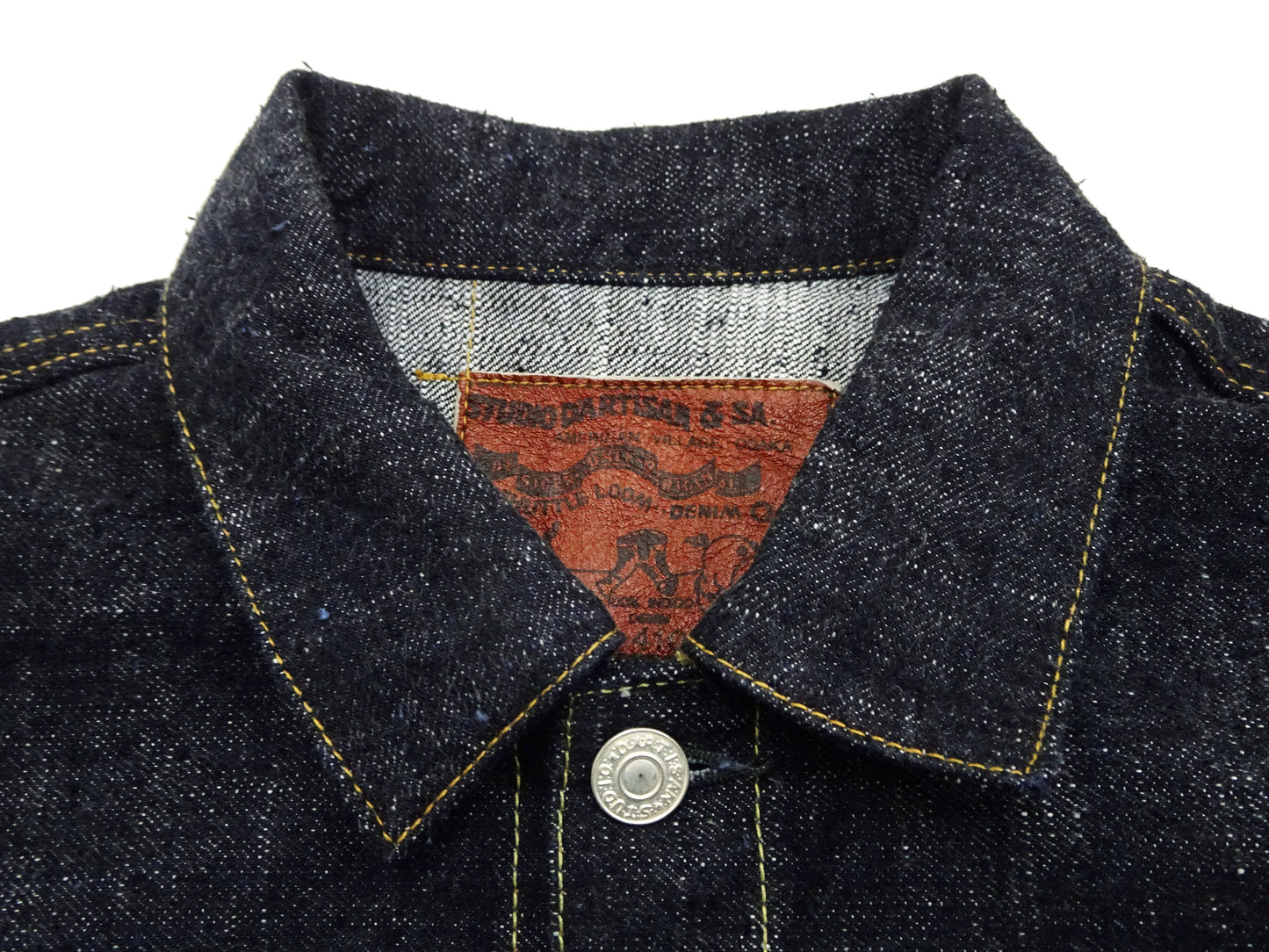 Studio D'Artisan Men's Type I Denim Jacket - 15oz Selvedge Denim Toyoda GL3 Woven, Made in Japan (SDA SD-4101 One-Wash)