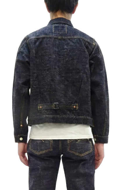 Studio D'Artisan Men's Type I Denim Jacket - 15oz Selvedge Denim Toyoda GL3 Woven, Made in Japan (SDA SD-4101 One-Wash)