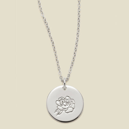 September Birth Flower Necklace