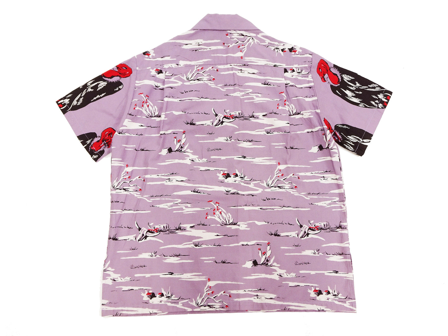Star of Hollywood Shirt Men's 1950s Condor Graphic Short Sleeve Half Placket Pullover Shirt SH39310 175 Purple