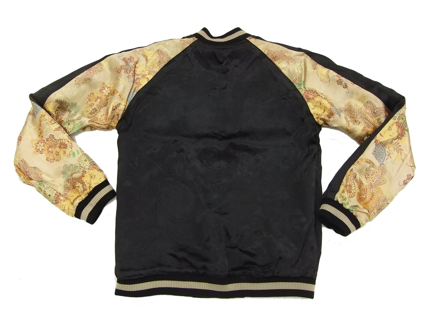 Hanatabi Gakudan Men's Japanese Souvenir Jacket Japanese Dragon Sukajan Script SSJ-001