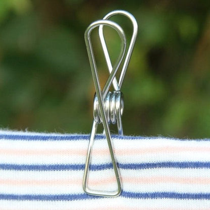 Canvas Peg Bag + Stainless Steel Peg Bundle