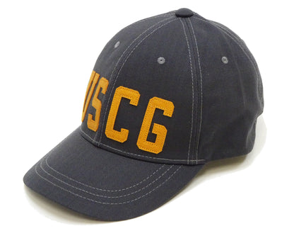 TOYS McCOY Men's Baseball Cap - No Mesh, Custom Patches with Snoopy Flying Ace & U.S.C.G. (TMA2526 Charcoal)