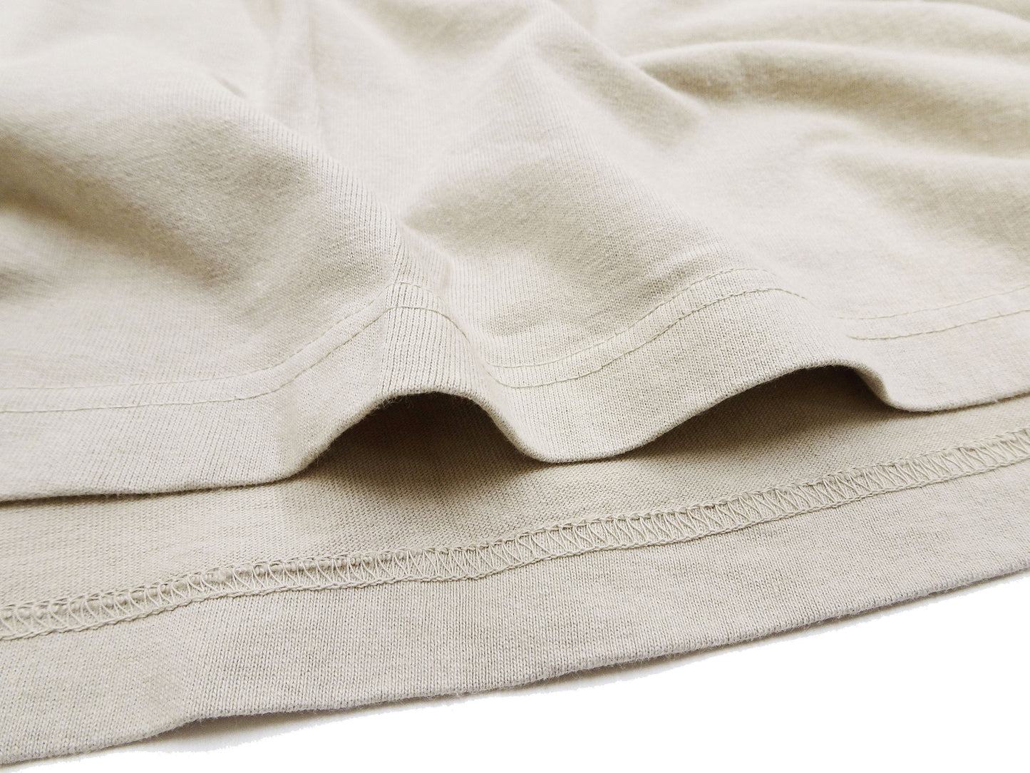 TOYS McCOY Plain T-Shirt Men's Garment-Dyed Heavyweight Short Sleeve Loopwheel Solid Color Tee TMC2343 040 Faded-Sand-Beige