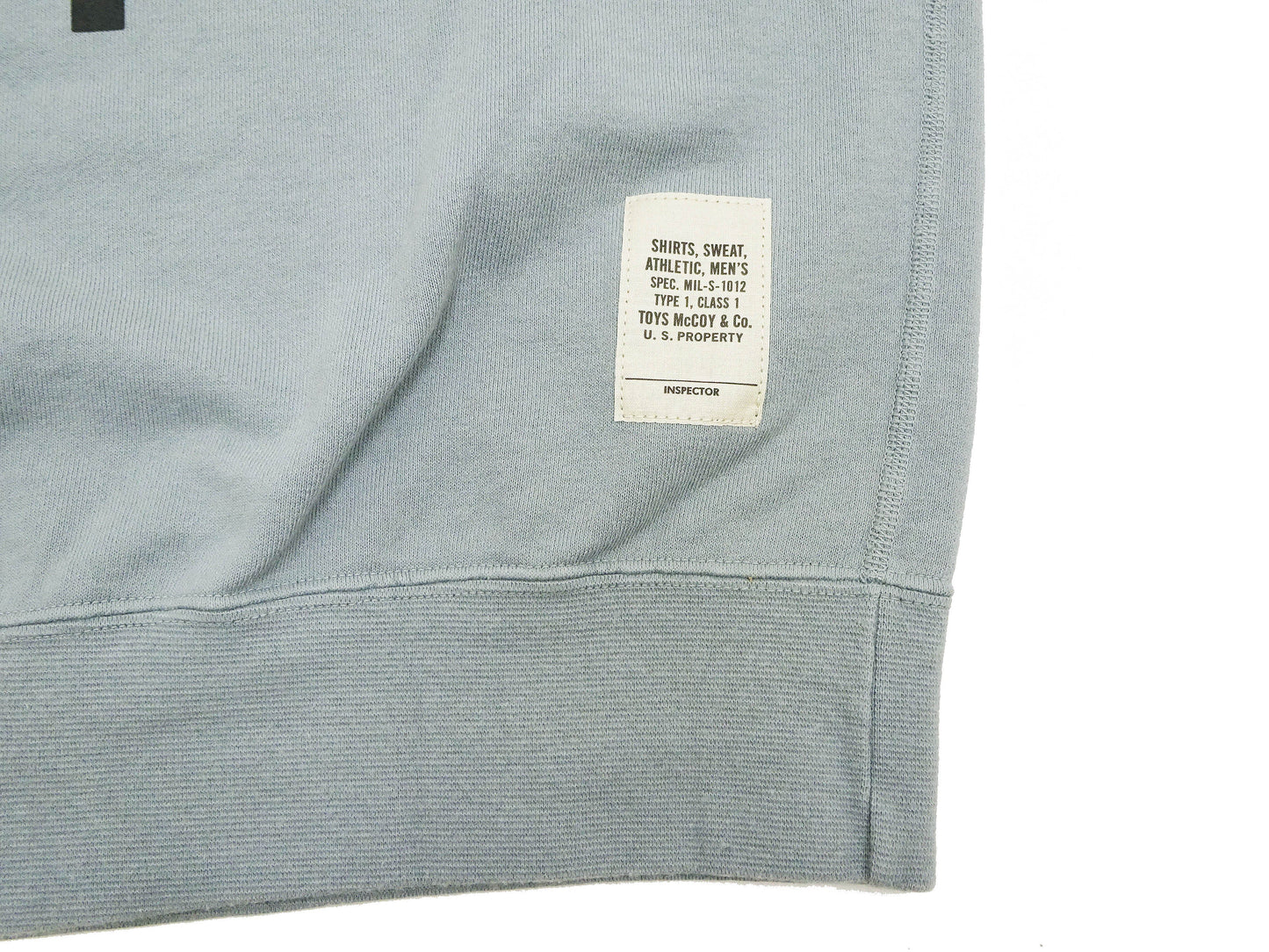 TOYS McCOY Short Sleeve Sweatshirt Men's Astronaut Snoopy Graphic French Terry Fabric Tee Shirt TMC2421 110 Faded-Saxe-Grey