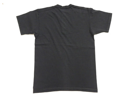 TOYS McCOY Plain Loopwheel Henley T-Shirt - Men's Short Sleeve Tubular Tee The Great American Hero Union Shirt TMC2537 030 Faded-Black