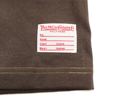 TOYS McCOY Steve McQueen Inspired Long Sleeve Pocket T-Shirt - Men's Solid Color Loopwheeled Tee - TMC2543 021 Faded DarK-Charcoal