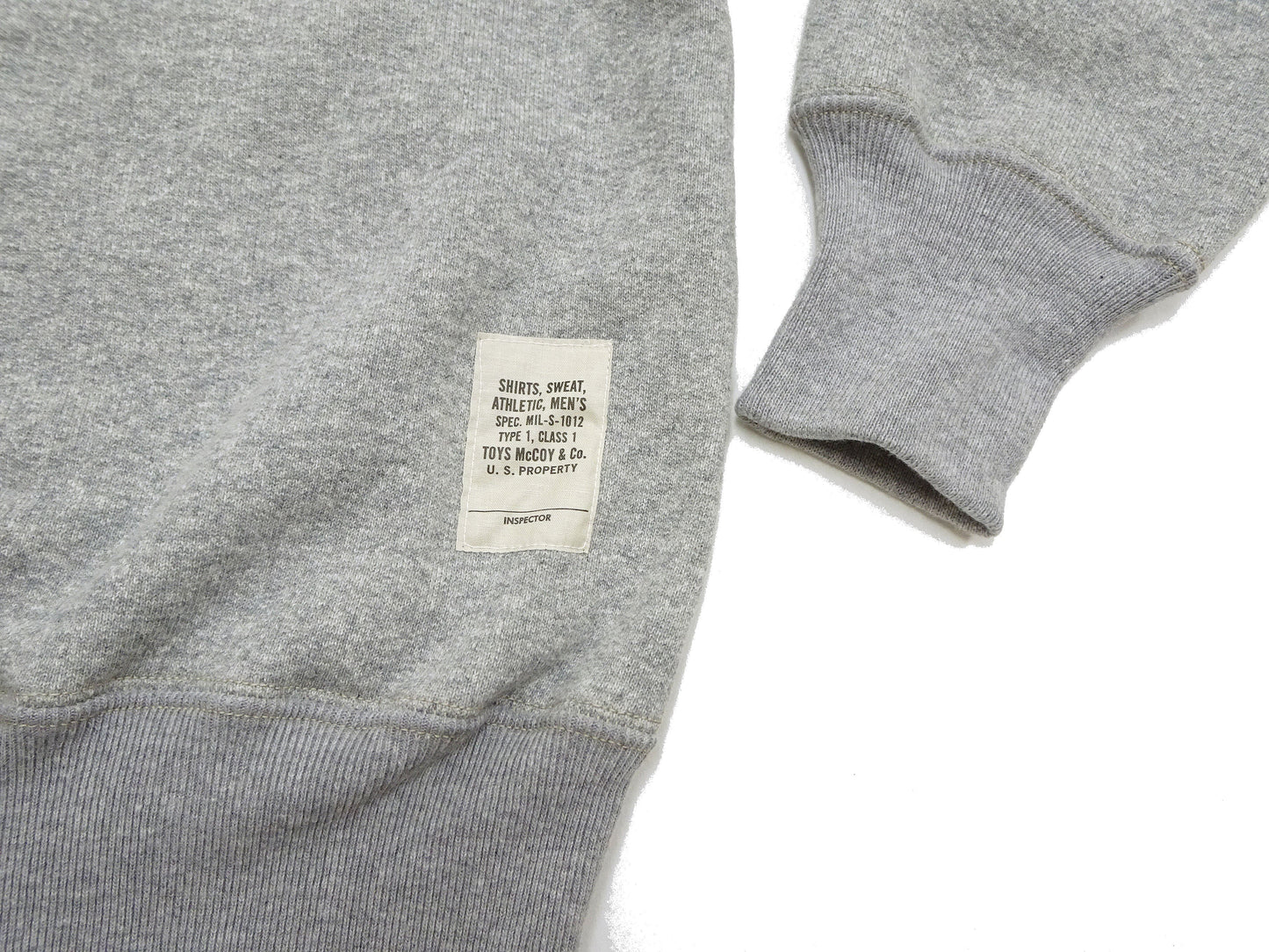 TOYS McCOY Men's Heavyweight Full Zip Hoodie - Vintage-Style Zip-Up Solid Hooded Sweatshirt TMC2567 020 Heather Gray