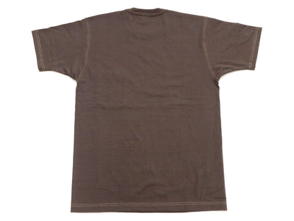 TOYS McCOY Men's Plain Short Sleeve Pocket T-Shirt - Steve McQueen Inspired, Tubular Knit Jersey, Unwashed, Made in Japan (TMC2615 021 Muted Charcoal)