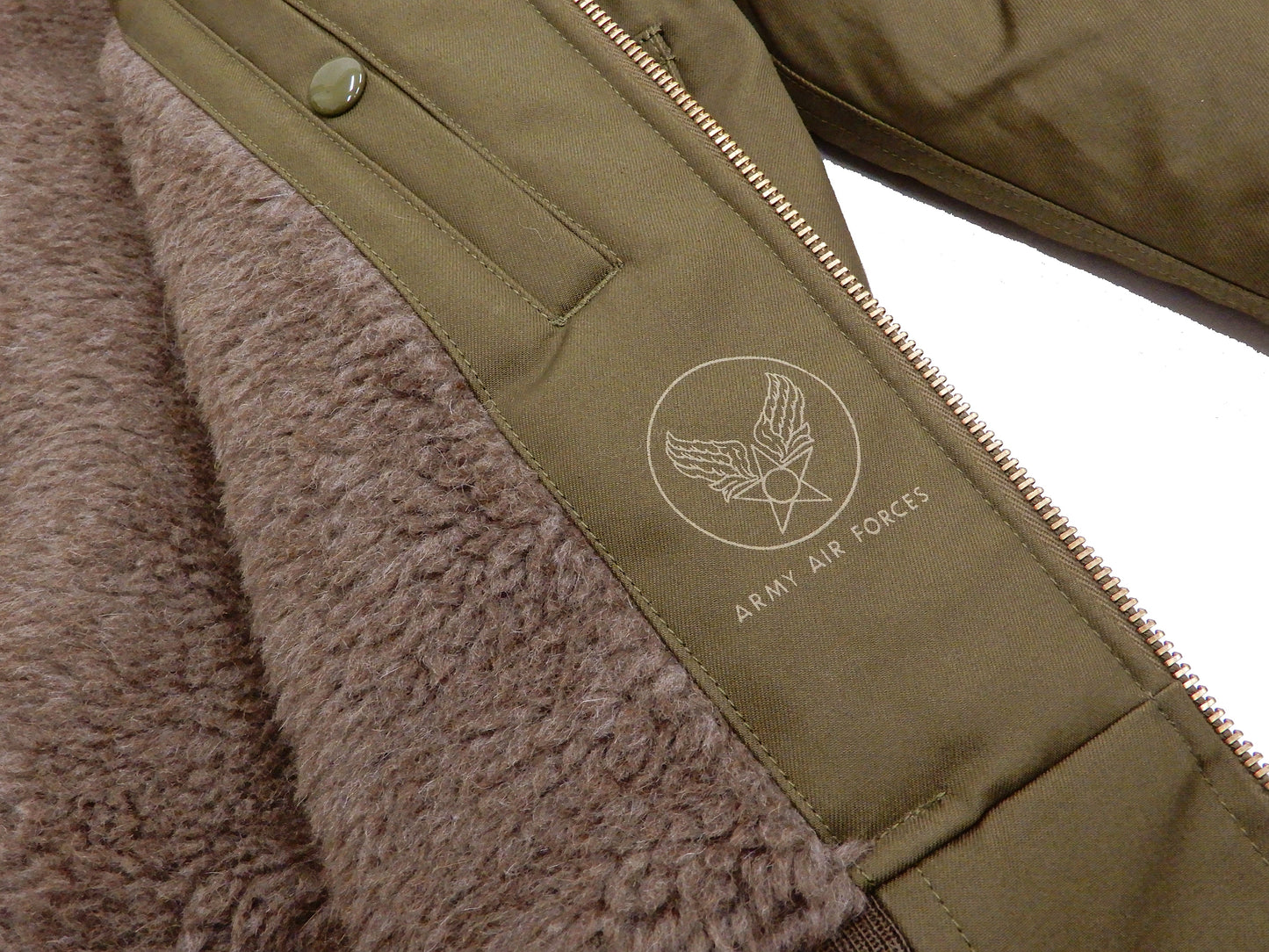 TOYS McCOY Jacket Mens USAAF B-10 Flight Jacket Flying Tigers Custom B10 TMJ2024 Olive