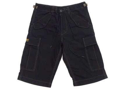 TOYS McCOY Cargo Shorts Men's Classic U.S. Army Fatigue-Inspired Casual Short Pants TMP1802 030 Black