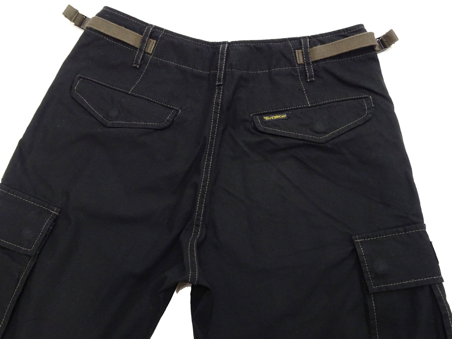 TOYS McCOY Cargo Shorts Men's Classic U.S. Army Fatigue-Inspired Casual Short Pants TMP1802 030 Black
