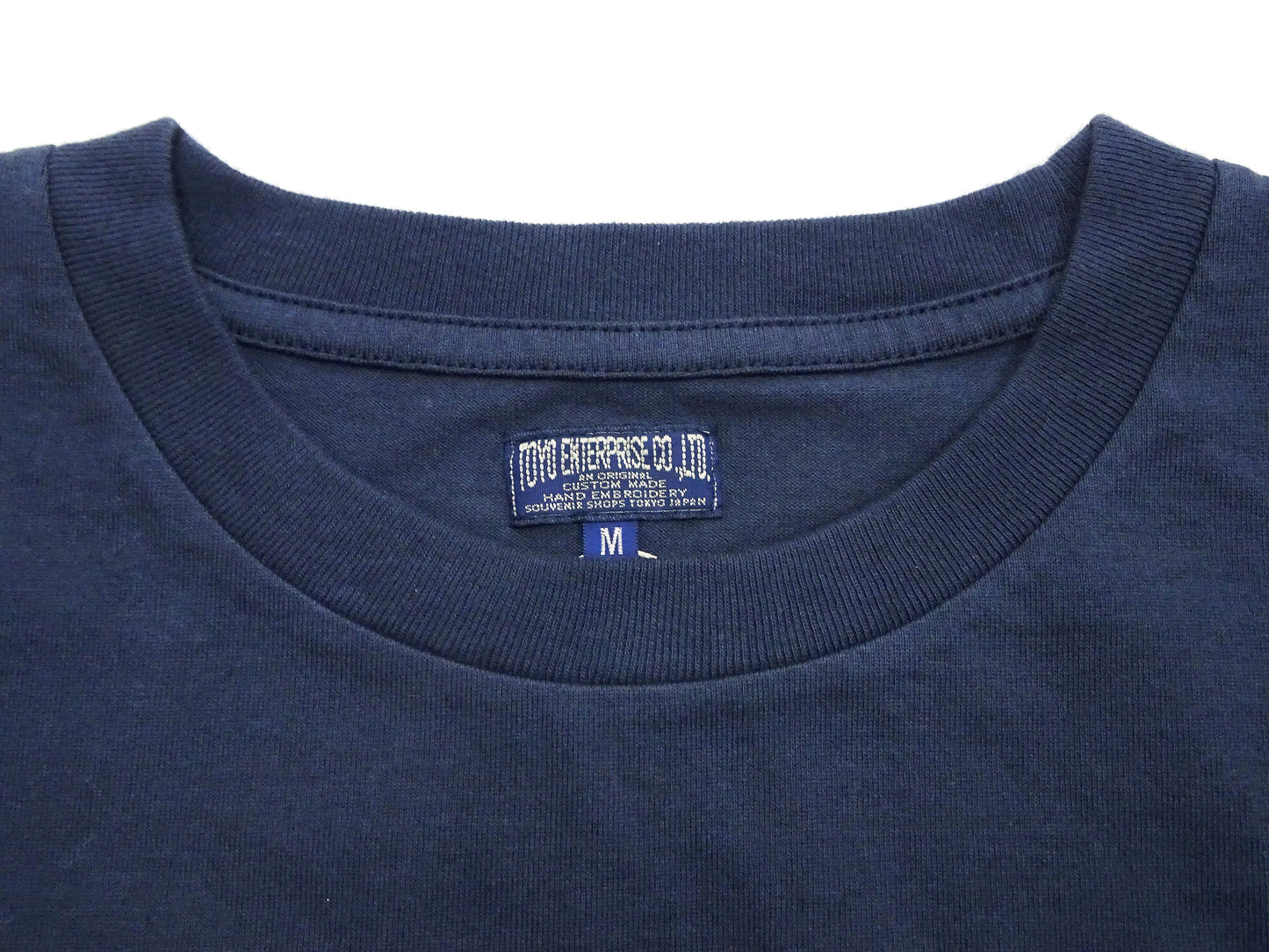 Tailor Toyo T-shirt Men's Sukajan Style Embroidered Short Sleeve Tee TT79213 128 Navy-Blue