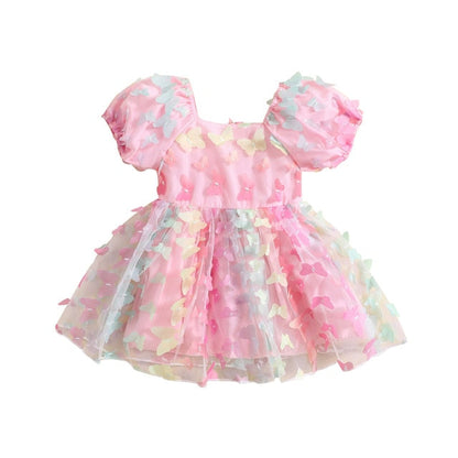 BUTTERFLY Puff Sleeve Dress