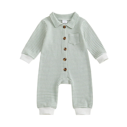 STRIPES Collared Jumpsuit