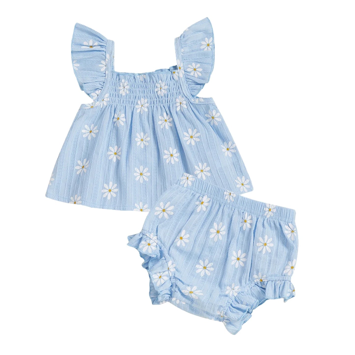 DAISY Ruffle Sleeve Outfit