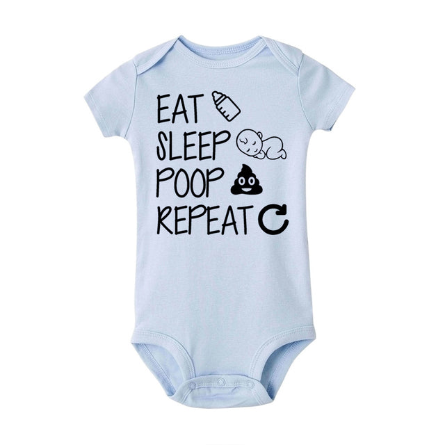 EAT SLEEP POOP REPEAT Onesie