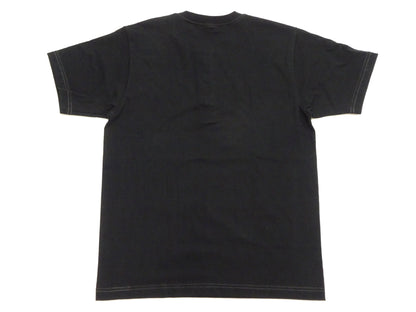 Whitesville Men's Short-Sleeve Henley T-Shirt, 100% Cotton Tubular-Knit Jersey, Slim Fit, One-Pack, Made in Japan (WV79681 119 Black)
