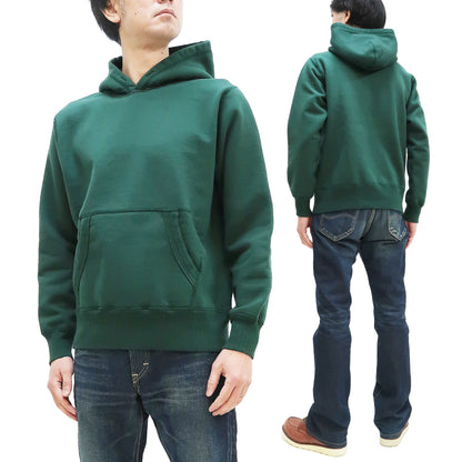 Whitesville Plain Pullover Hoodie Men's Solid Color Hooded Sweatshirt WV67729 Green
