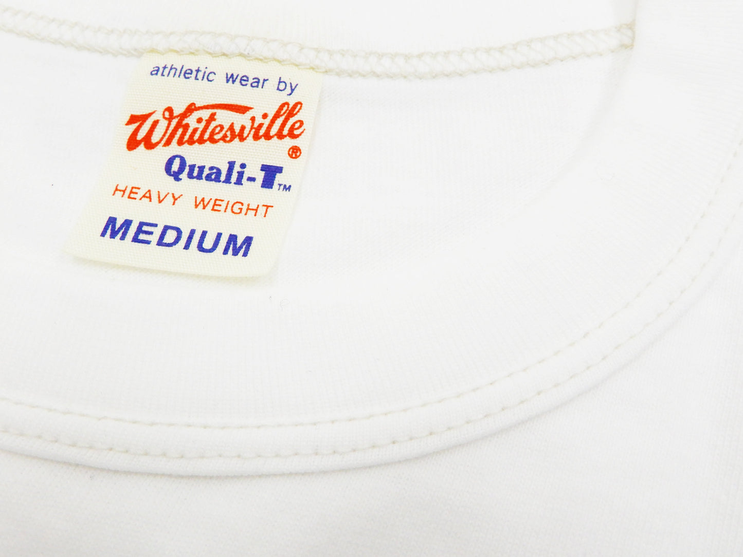 Whitesville Men's 2-Pack Plain Short-Sleeve Crew Neck T-Shirts, Tubular-Knit Cotton, Made in Japan by Toyo Enterprises (WV73544 105 Off-White)