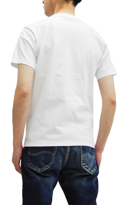 Whitesville Men's 2-Pack Plain Short-Sleeve Crew Neck T-Shirts, Tubular-Knit Cotton, Made in Japan by Toyo Enterprises (WV73544 105 Off-White)