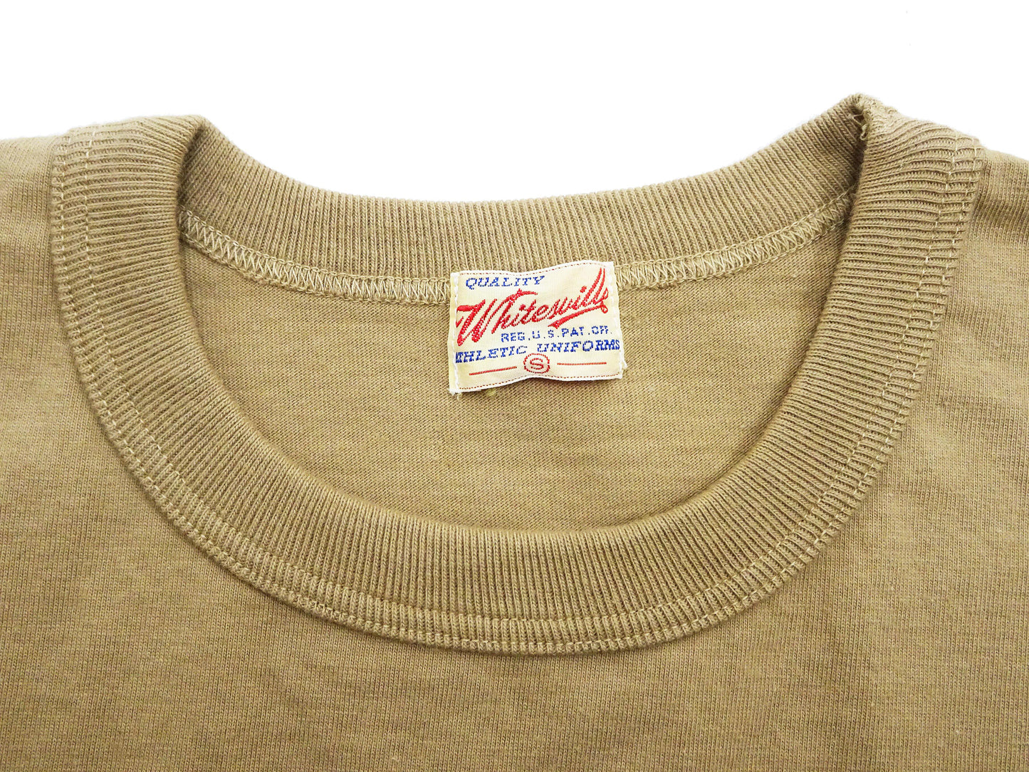 Whitesville Men's Plain Pocket T-Shirt - Short Sleeve Crewneck Loopwheel Tee (One-Wash) WV78932 by Toyo Enterprises 133 Beige