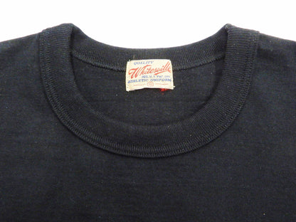 Whitesville Men's Plain Pocket T-Shirt - Short Sleeve Crewneck Loopwheel Tee (One-Wash) WV78932 by Toyo Enterprises 119 Black